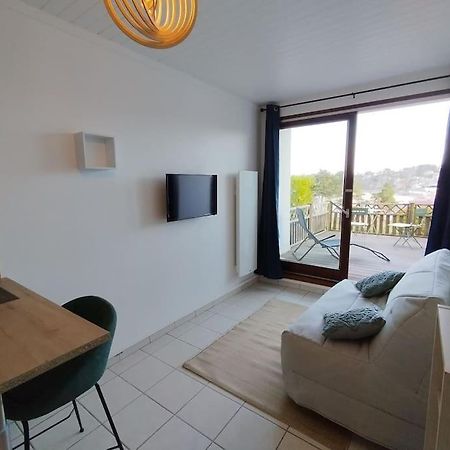 Studio Vue Mer - Plage De Trestraou Perros-Guirec Exteriör bild
